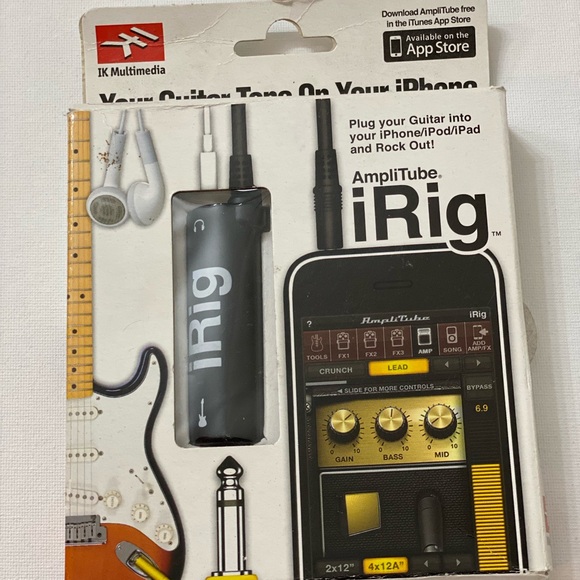 IK Multimedia AmpliTube iRig Guitar Interface Adapter for iPhone iPad iPod-NEW. - Picture 2 of 3